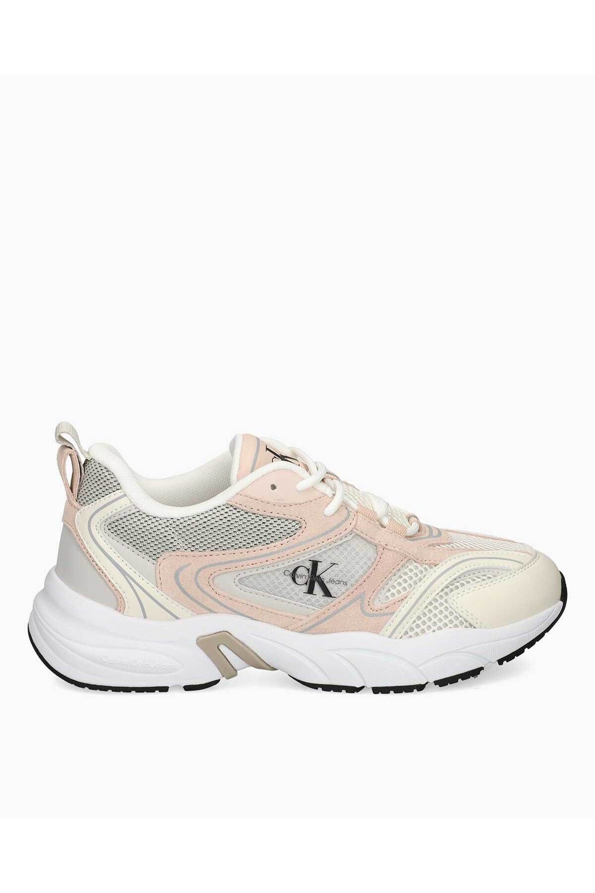 Calvin Klein Kalın Tabanlı Retro Model Tennis Su-Mesh Sneaker Ayakkabı YW0YW008910GB  AYAKKABI