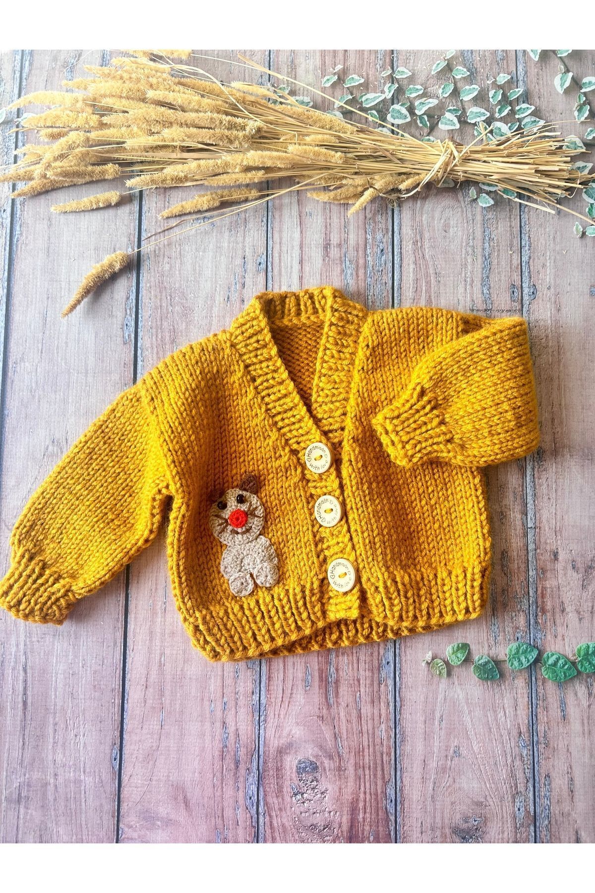 seraskids El Örgüsü Erkek Bebek Hırka
