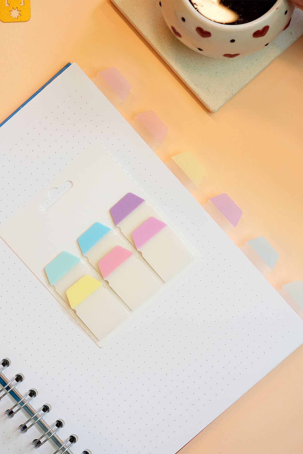 Victoria's Journals Memo Post-it (Yapışkanlı Kağıt) 6 renk x 10 yaprak