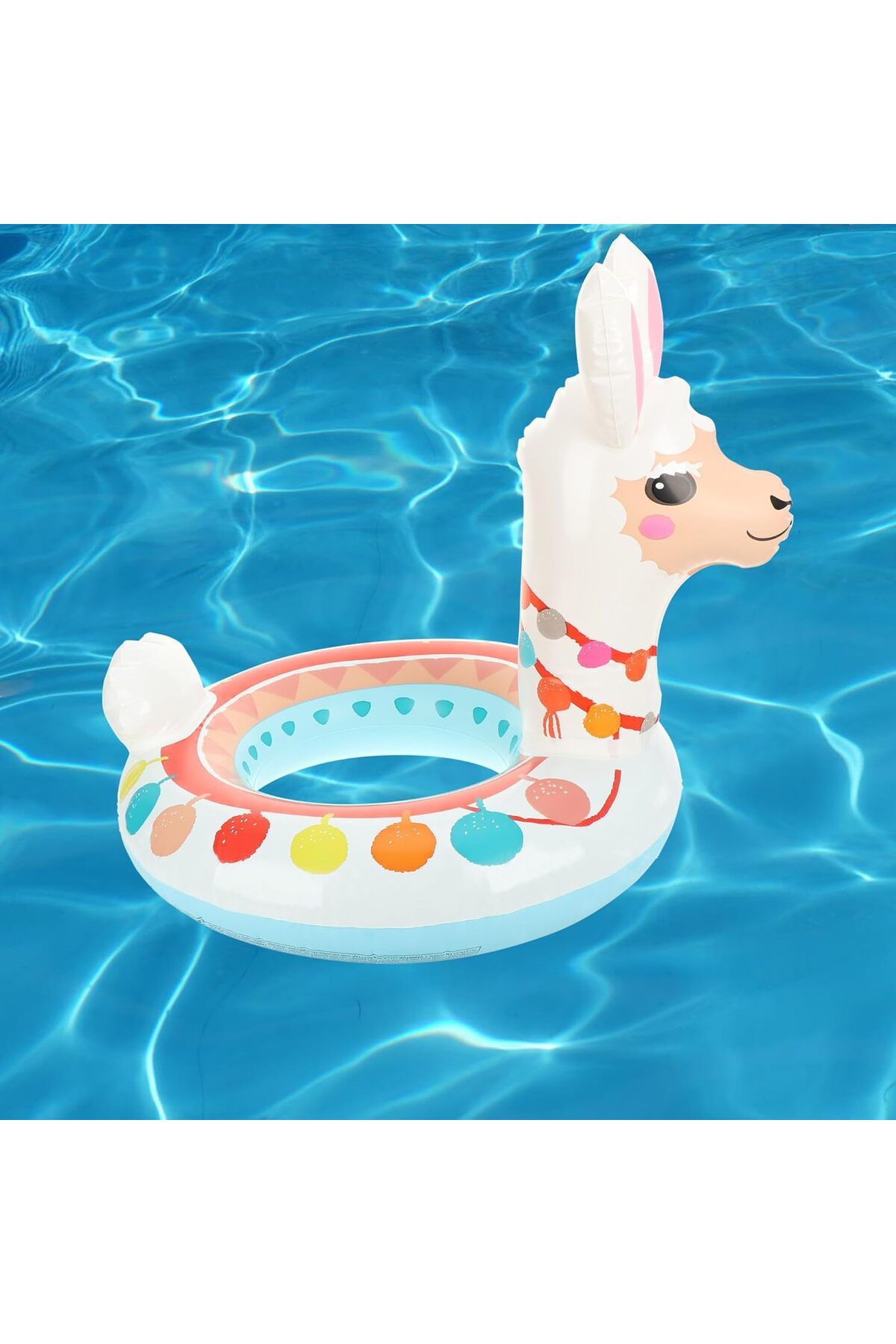 Intex Şişme Lama Simit - Çocuk Lama Simit - Lama Deniz Simidi - Lama Figürlü Simit - Ilama Ring 86x58 cm.