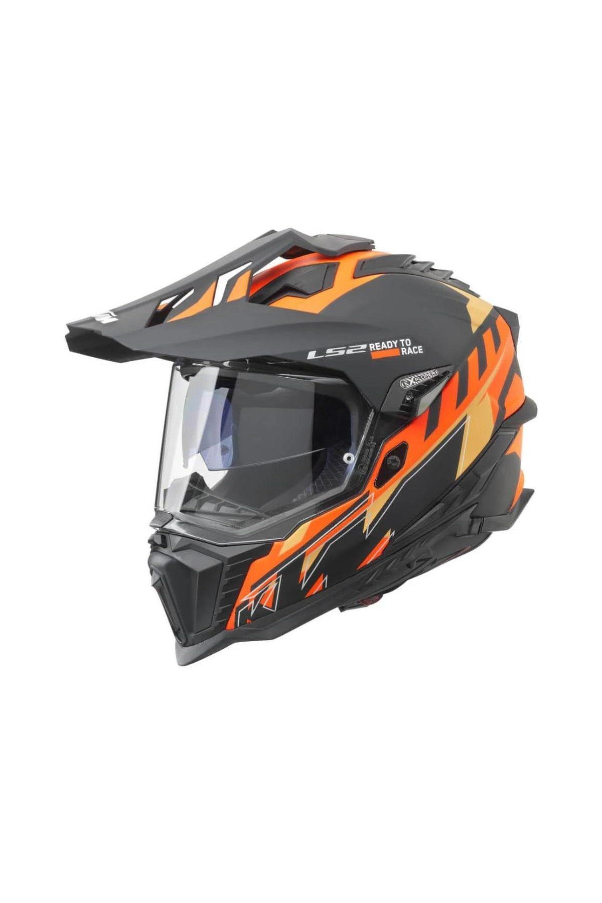 LS2 EXPLORER HELMET FULL FACE TEREKLİ KASK