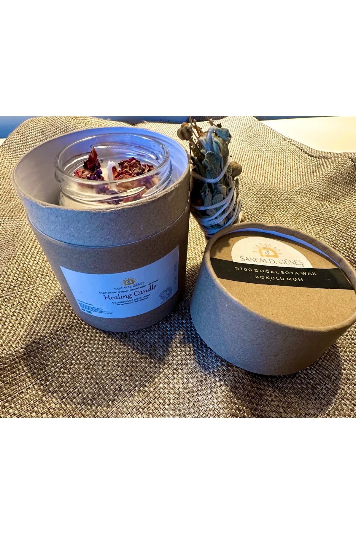 Butik Aura Yükseltici Set (aromaterapi Mumu &enerji Tütsüsü )