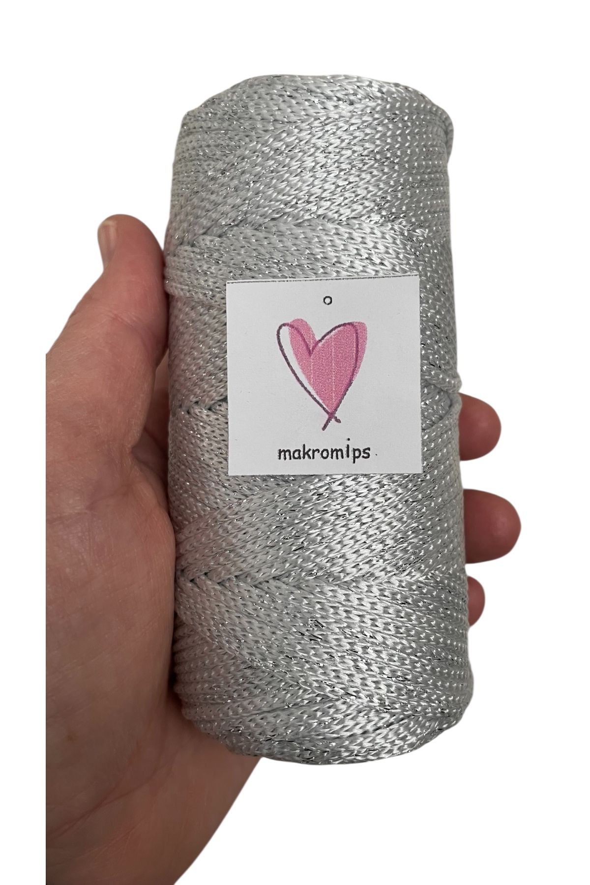 Makromİps POLYESTER SİMLİ MAKROME İP 100 gr PARLAK PREMIUM 1. KALİTE SUPLA ÇANTA HOBİ  EL ÖRGÜ İPİ İP