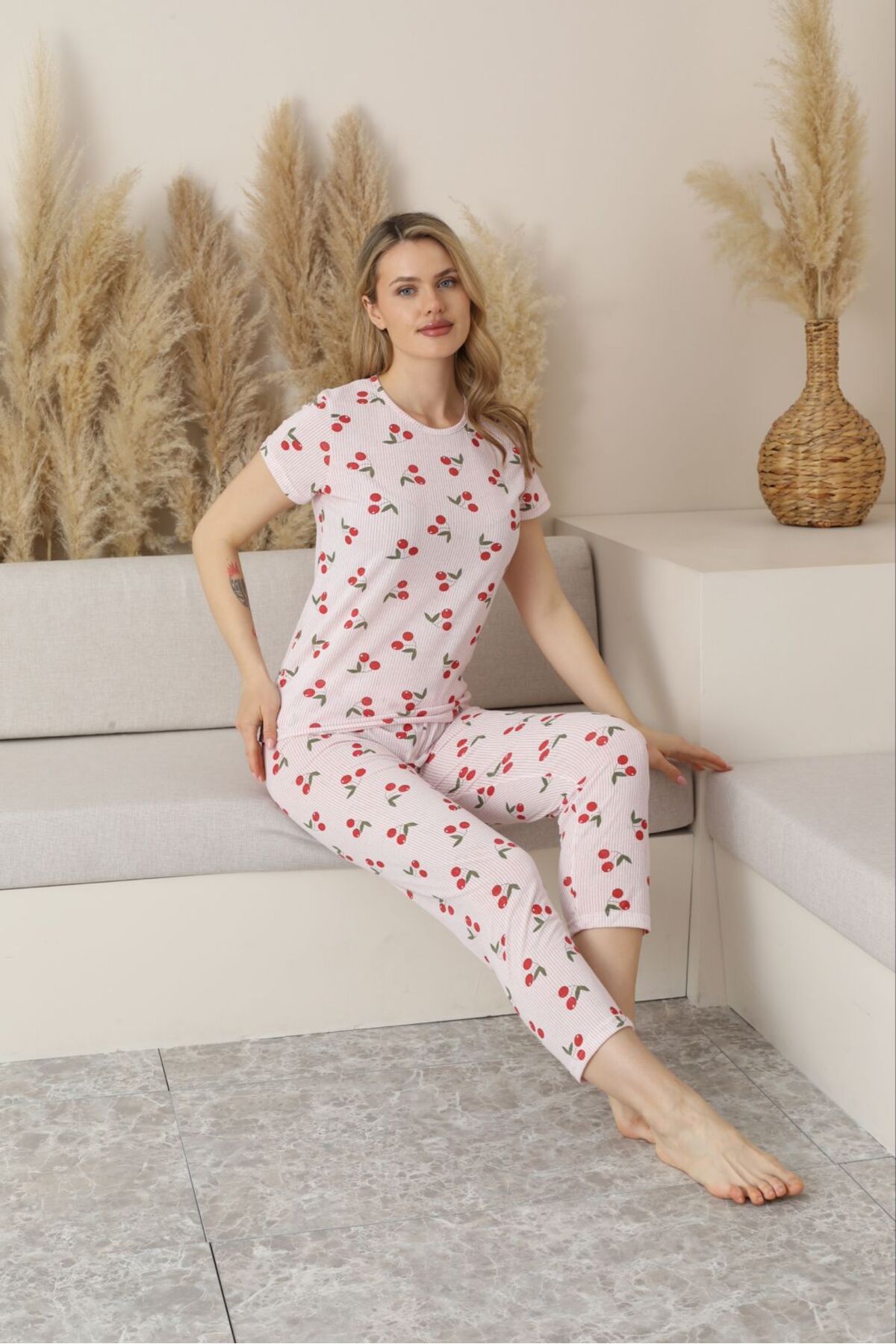 PİJART KADIN PAMUKLU PİJAMA TAKIMI