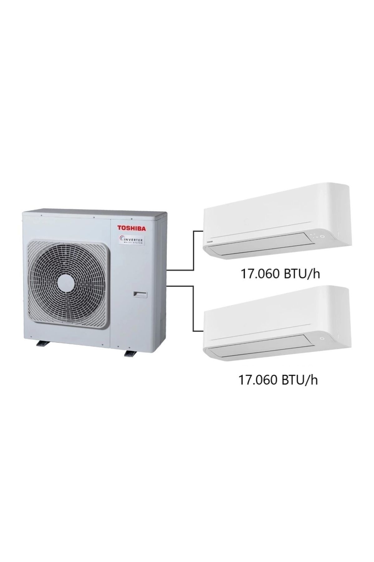 Toshiba 2m Multi Split Klima 17.000 17.000 Btu/h A