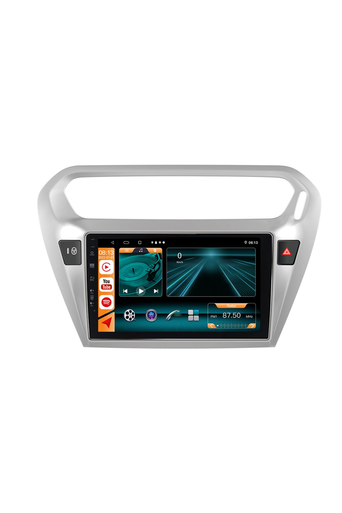 Fimex Citroen C-Elysee 2012 / 2021 AndroidAuto / CarPlay Multimedya