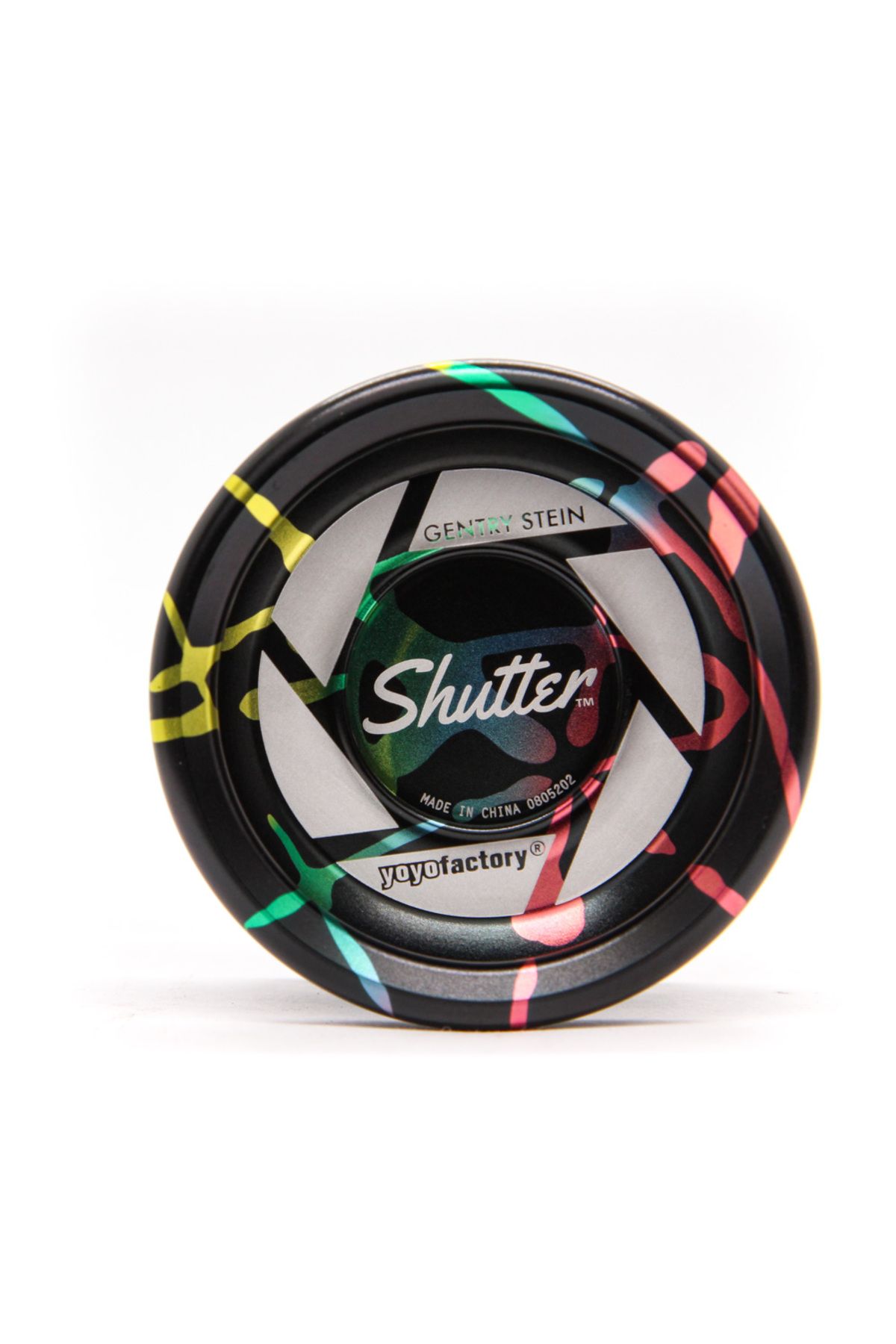 YoYoFactory Shutter Splash (Black Multicolor) - Profesyonel (Unresponsive) Yoyo