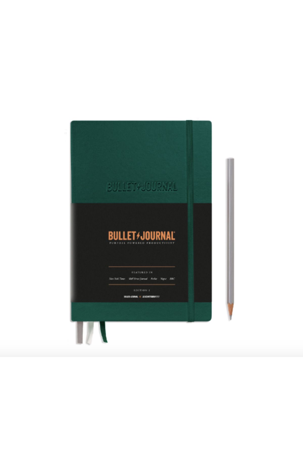 leuchtturm1917 Leuchtturm 1917 Bullet Journal Edition 2 A5 Sert Kapak 240 Noktalı Sayfalar Yeşil 368952