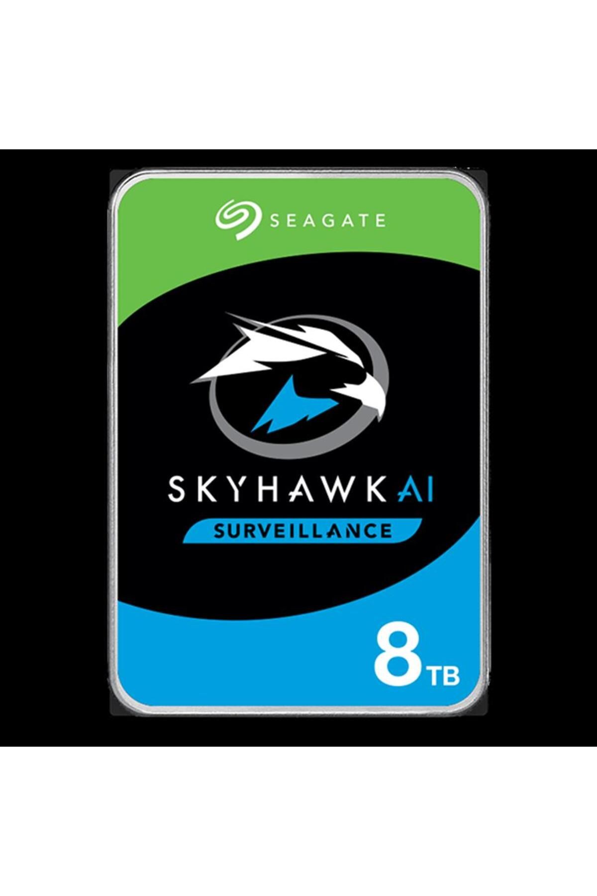Seagate 8tb Skyhawk Aı 256mb 7/24 Rv St8000ve001