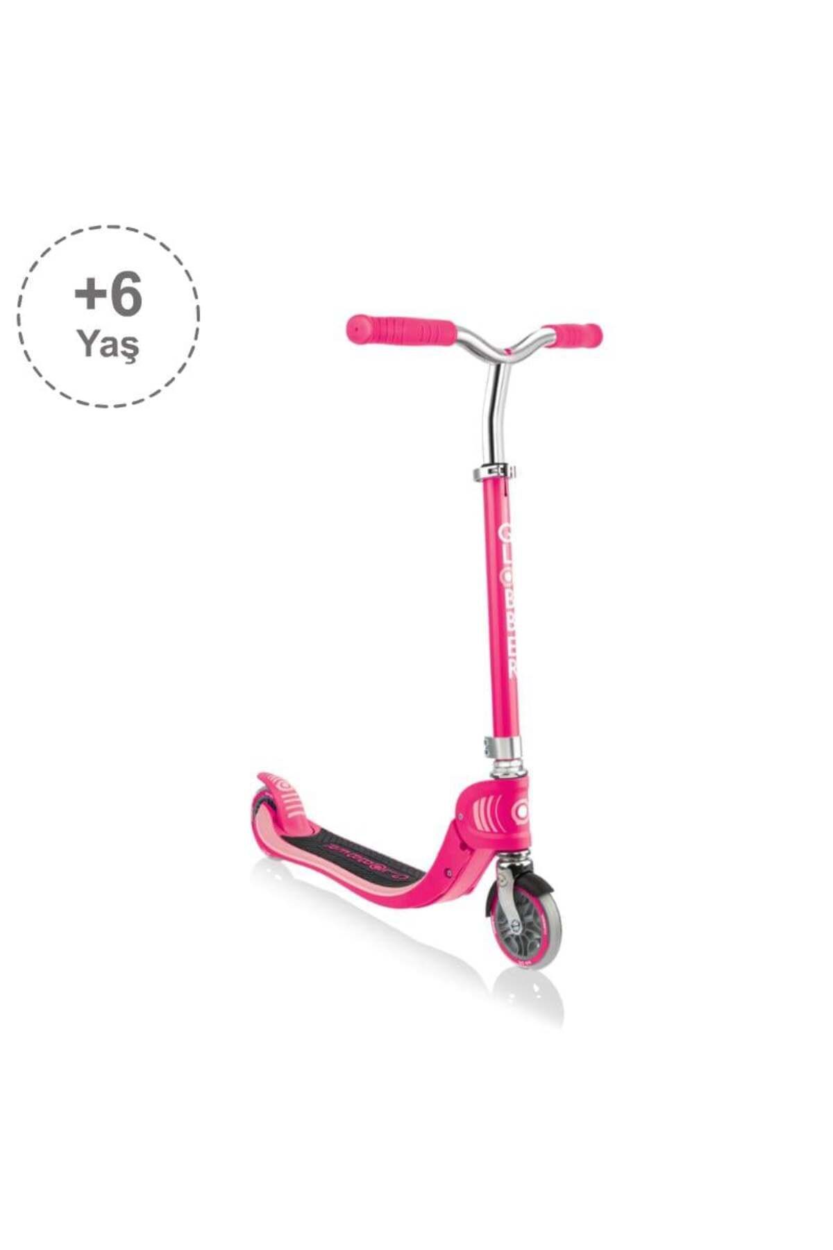 Globber Flow 125 Katlanabilir Scooter - Fuşya