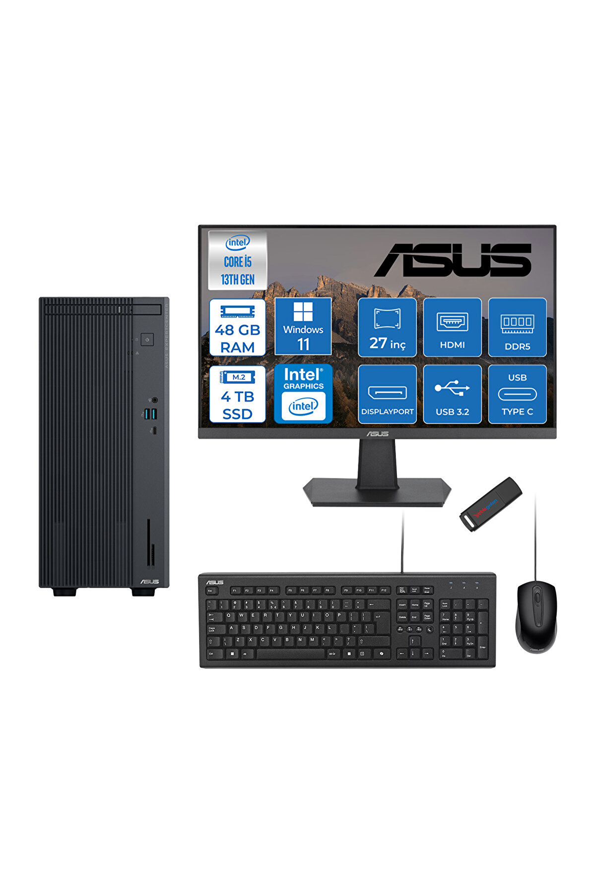 Expertcenter P500MV I5-13420H 48GB 4tb SSD WIN11HOME 27