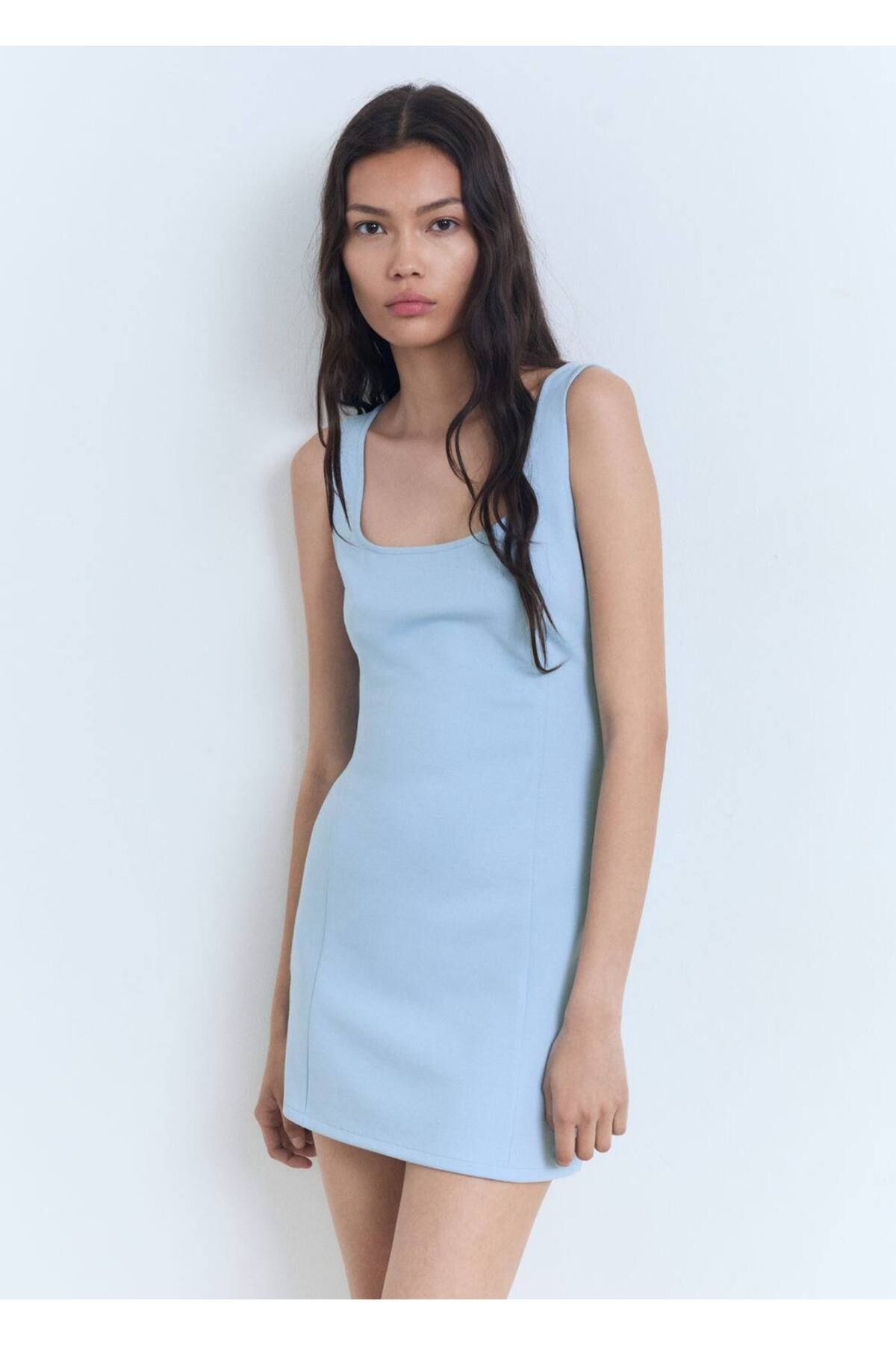 MANGO Tailored kısa elbise