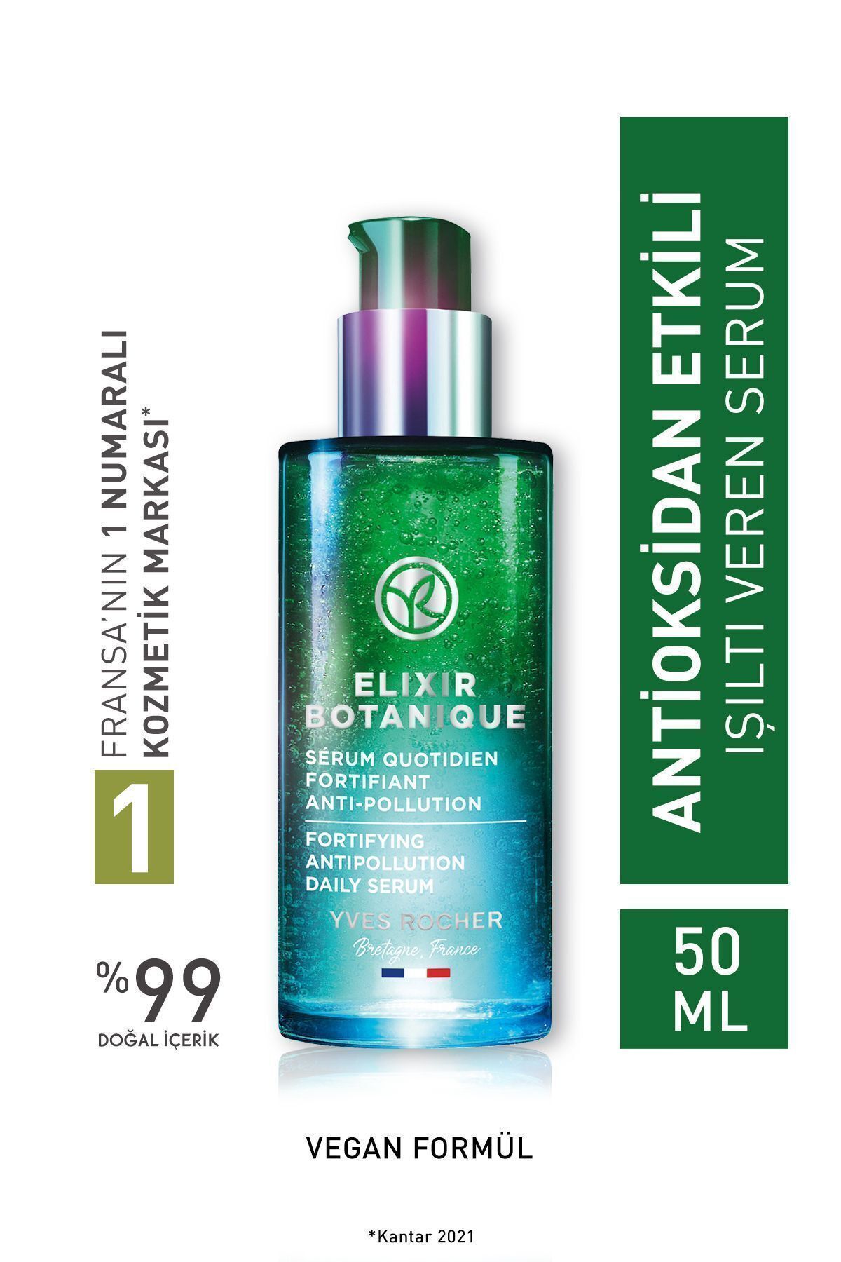 Yves Rocher Yaşlanma Karşıtı Bitkisel Antioksidan Bakım Elixir Botanique-serum-50 ml