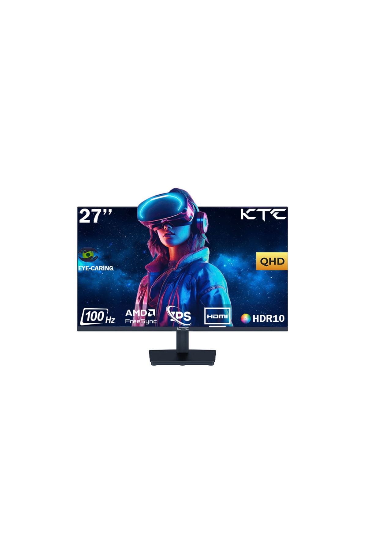 KTC H27t27 27'' 100 Hz (HDMI DİSPLAYPORT) 2560×1440 Freesync Wqhd Ips Flat Monitör