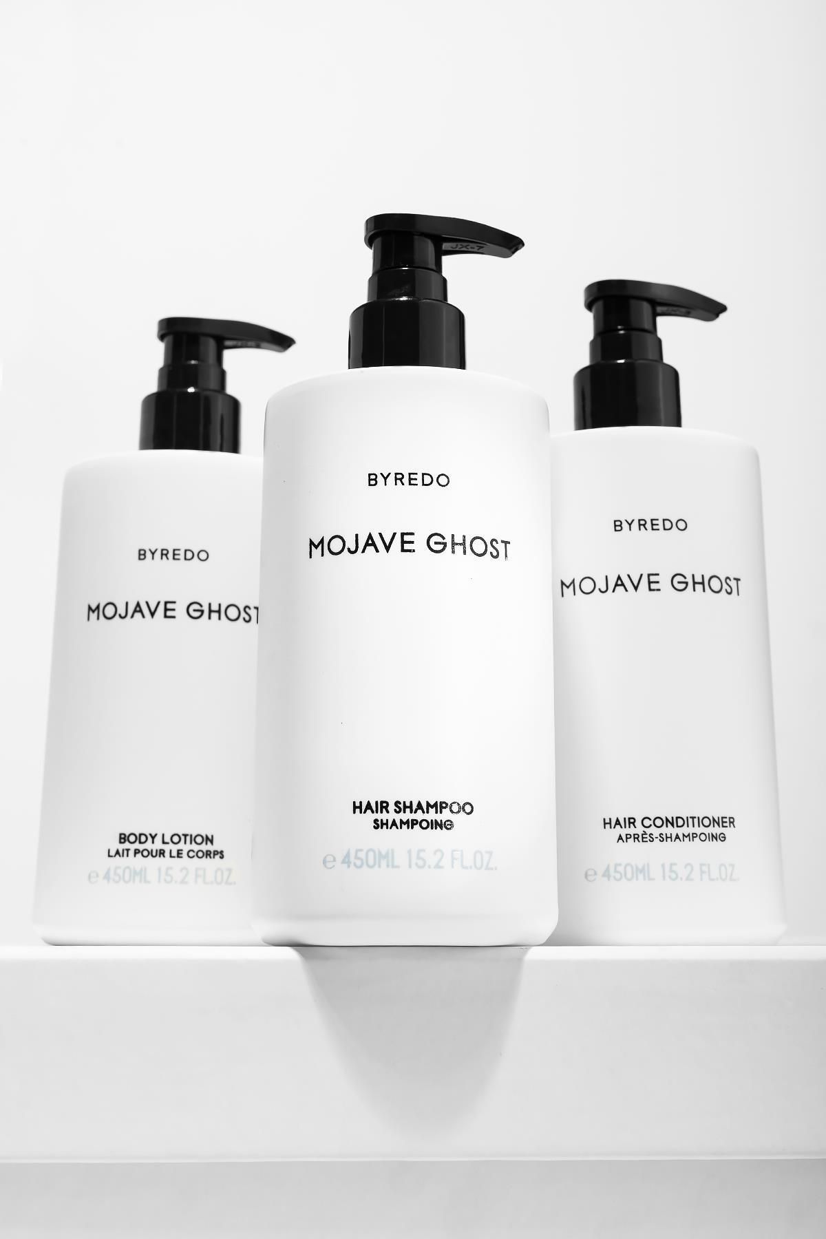 Byredo Mojave Ghost Şampuan 450 Ml + Saç Kremi 450 Ml + Vücut Losyonu 450 Ml