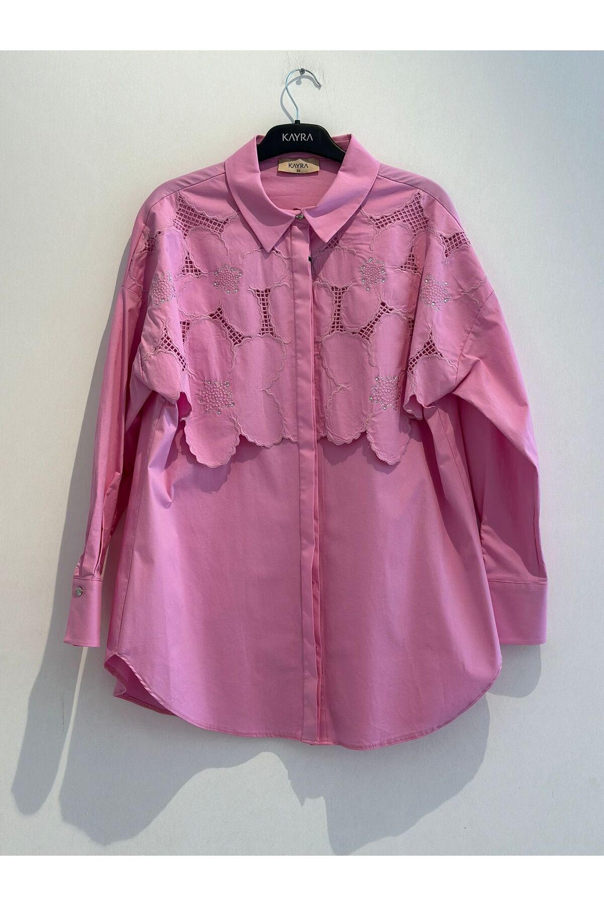 Kayra Nakış Aplikeli Poplin Tunik