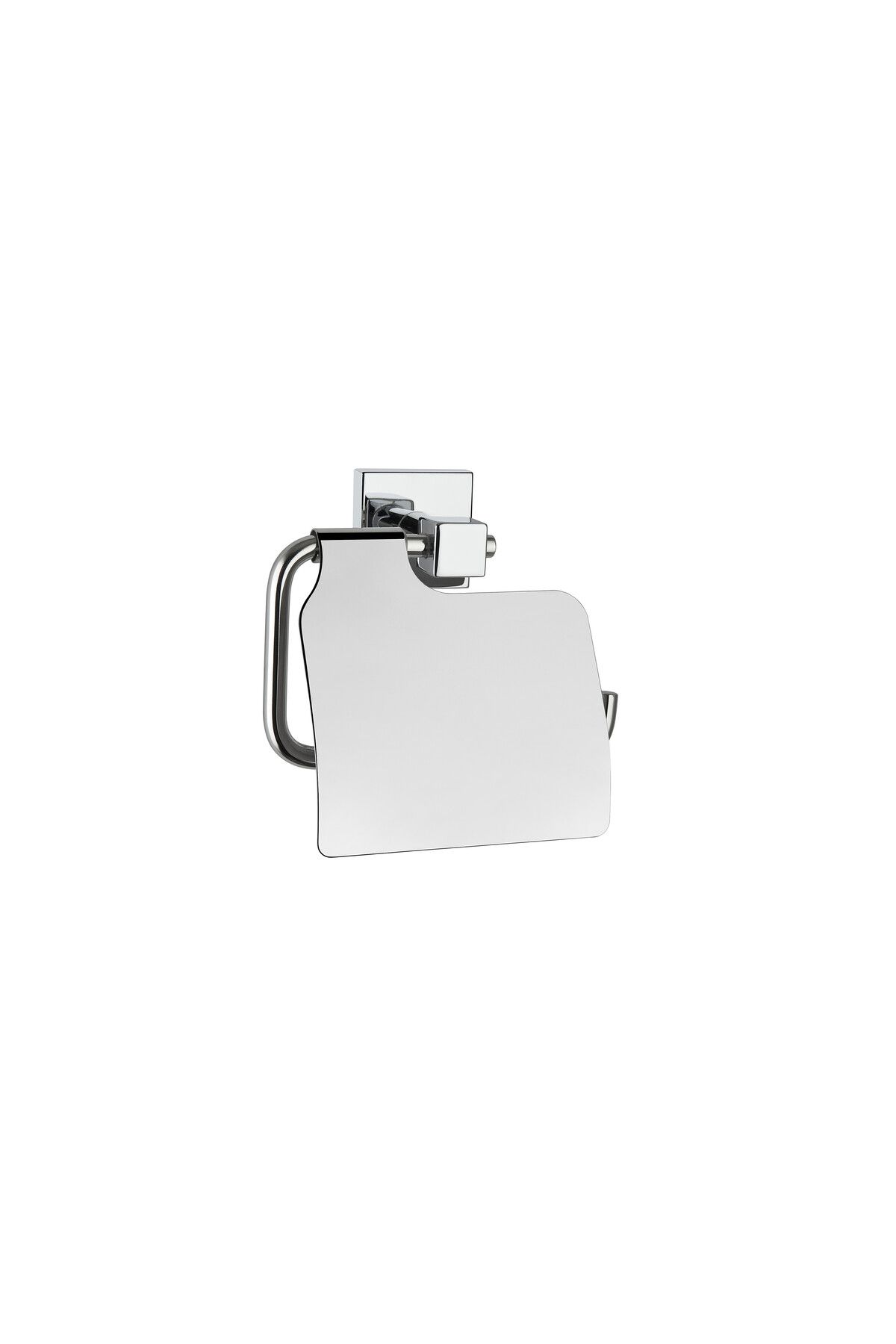 VitrA Q-line A44996 Kapaklı Tuvalet Kağıtlığı, Krom