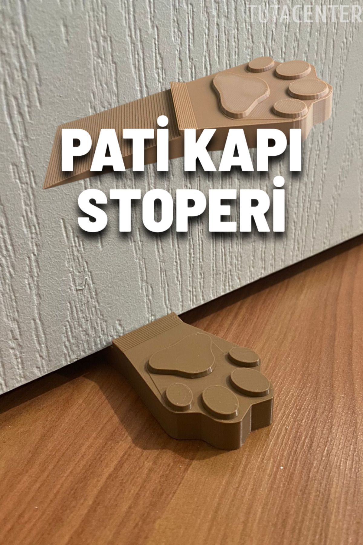 TUTACENTER Pati Kapı Stoperi - Kapı Durdurucu ( Dekoratif Pati Şeklinde Kapı Stoperi )