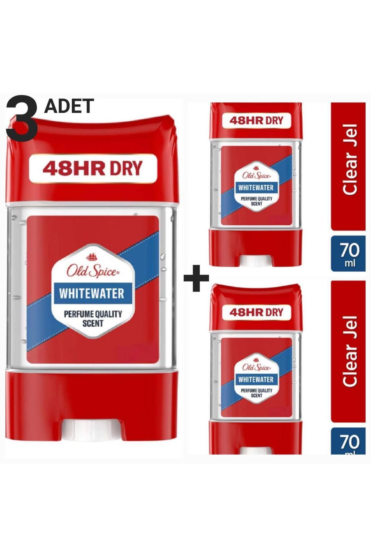 Old Spice Whitewater Antiperspirant Koltuk Altı Jel 70 Ml X 3 Adet