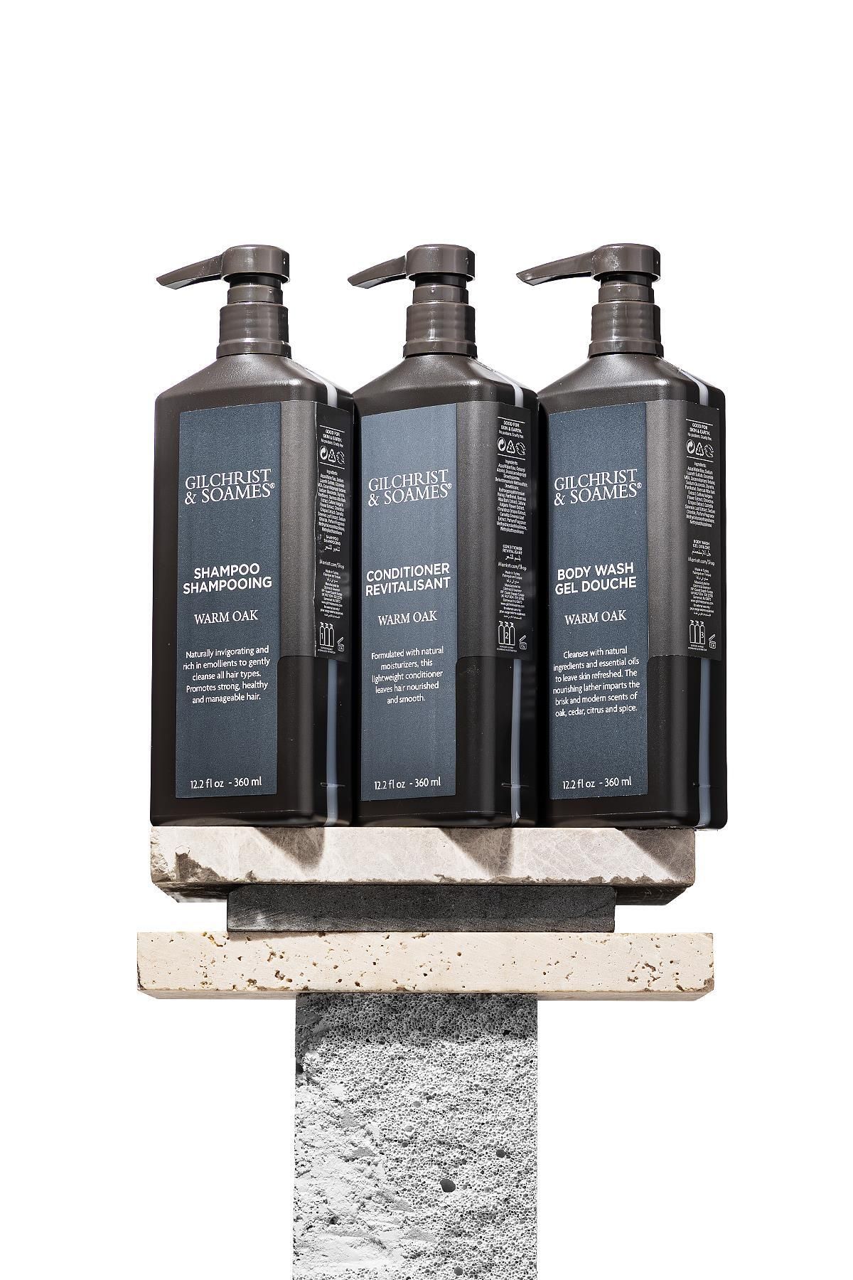 Gilchrist Soames Gilchrist&Soames Warm Oak Shampoo 360 ml + Conditioner 360 ml + Body Wash 360 ml