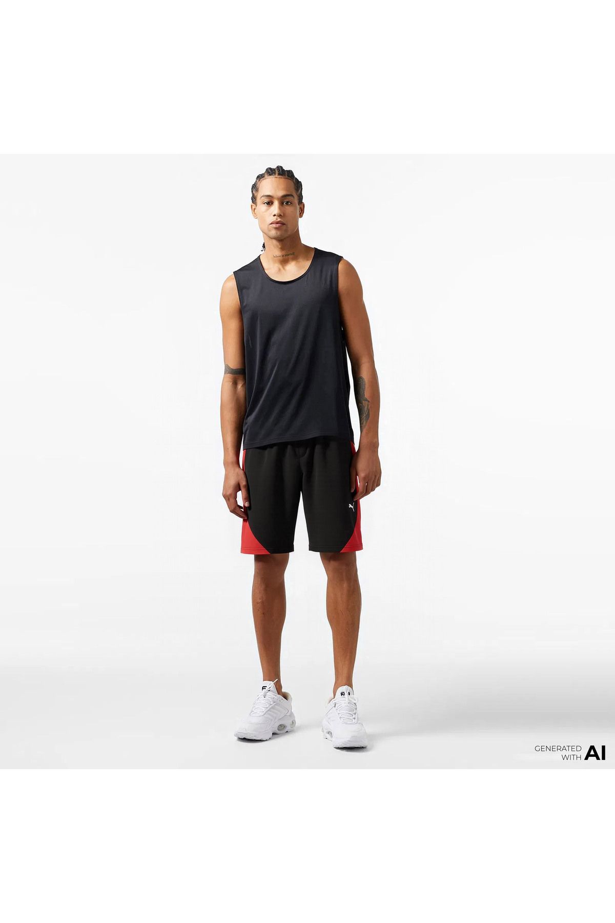 Puma Tad Tech Fabric Mix Erkek Siyah Antrenman Şortu