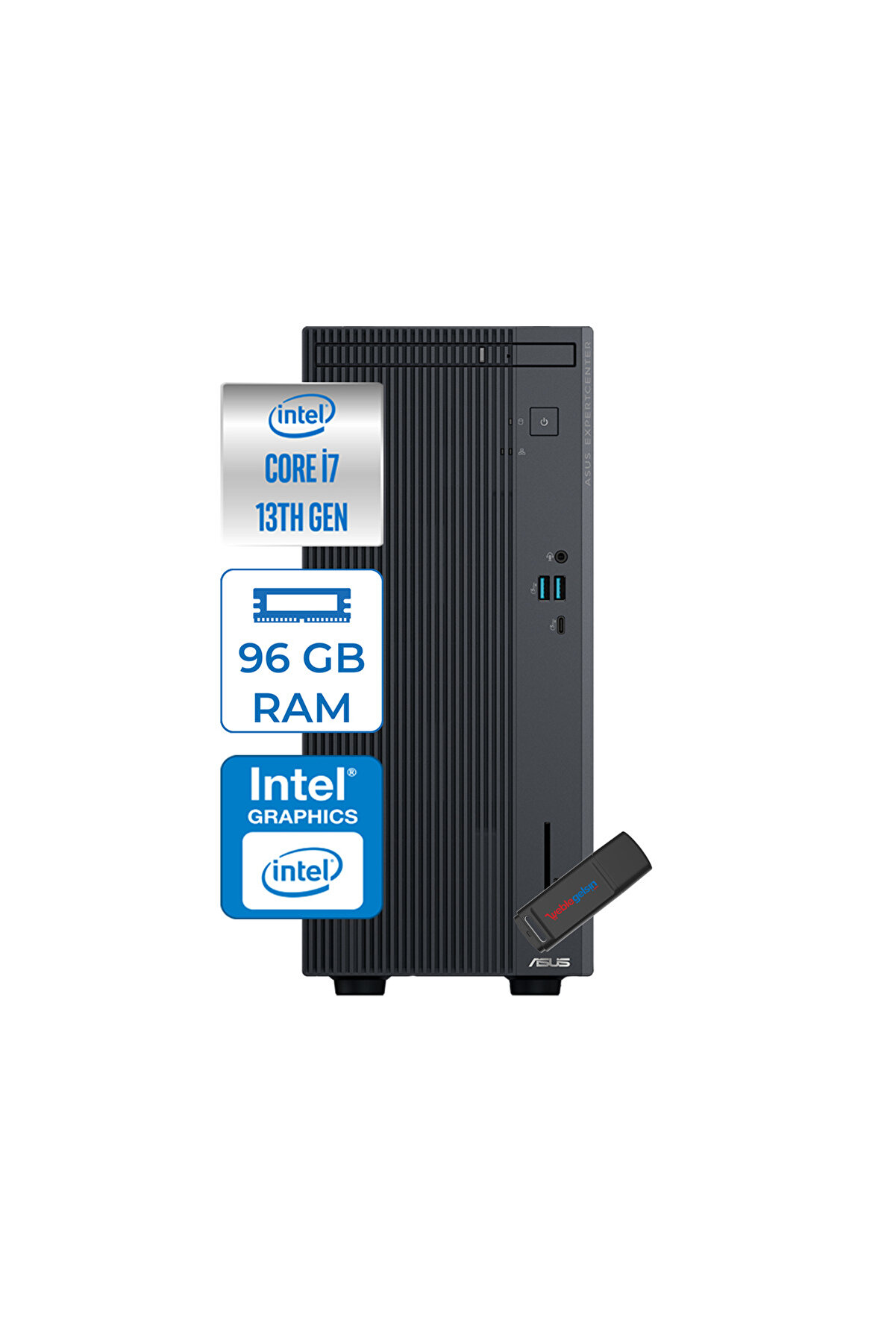 Expertcenter P500MV I7-13620H 96GB Ddr5 1tb SSD WIN11PRO WA7136216512B0DW33165ZETTAUSBBELLEK