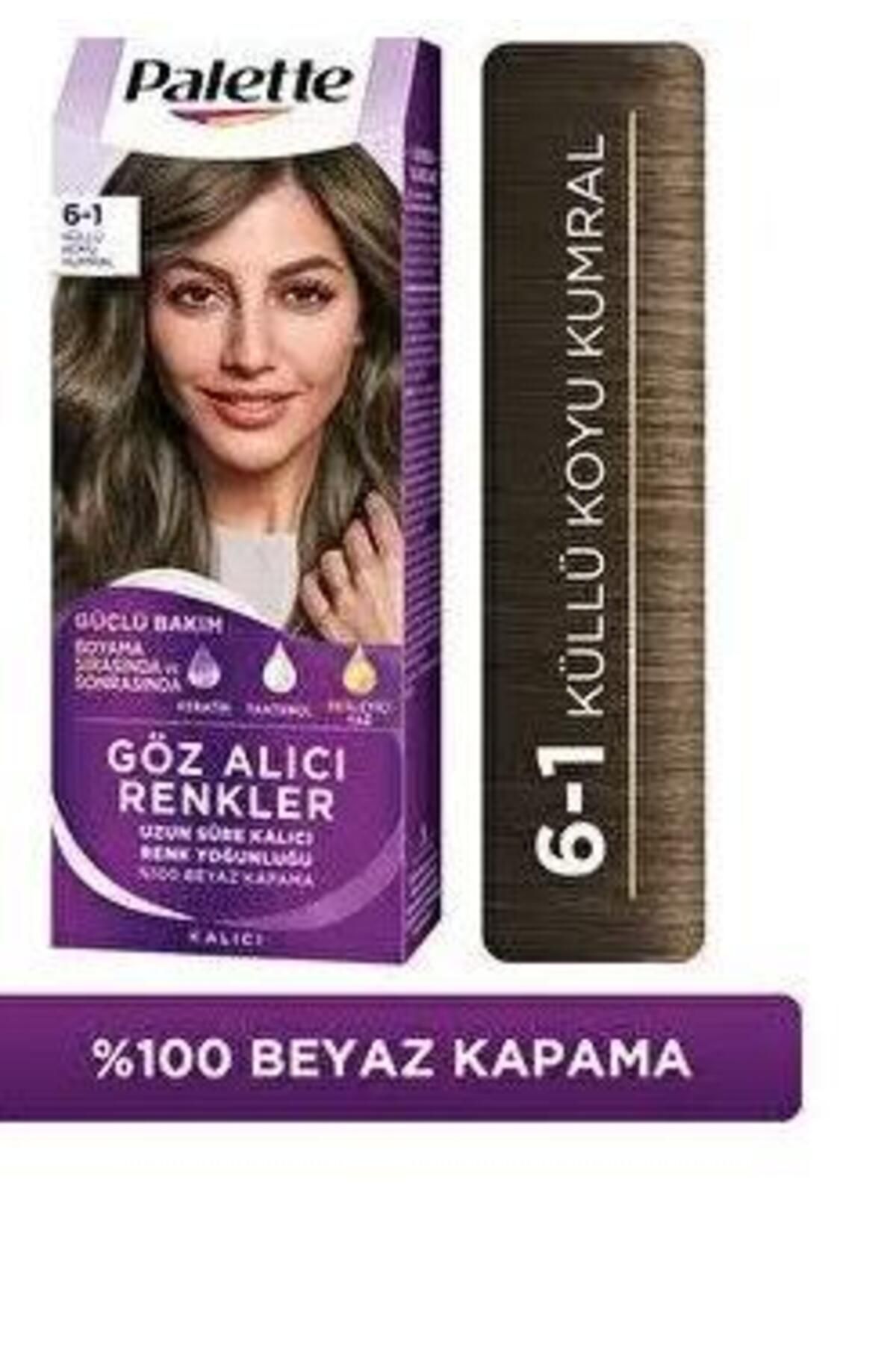 Palette Göz Alıcı Renkler No:6/1 Küllü Koyu Kumral
