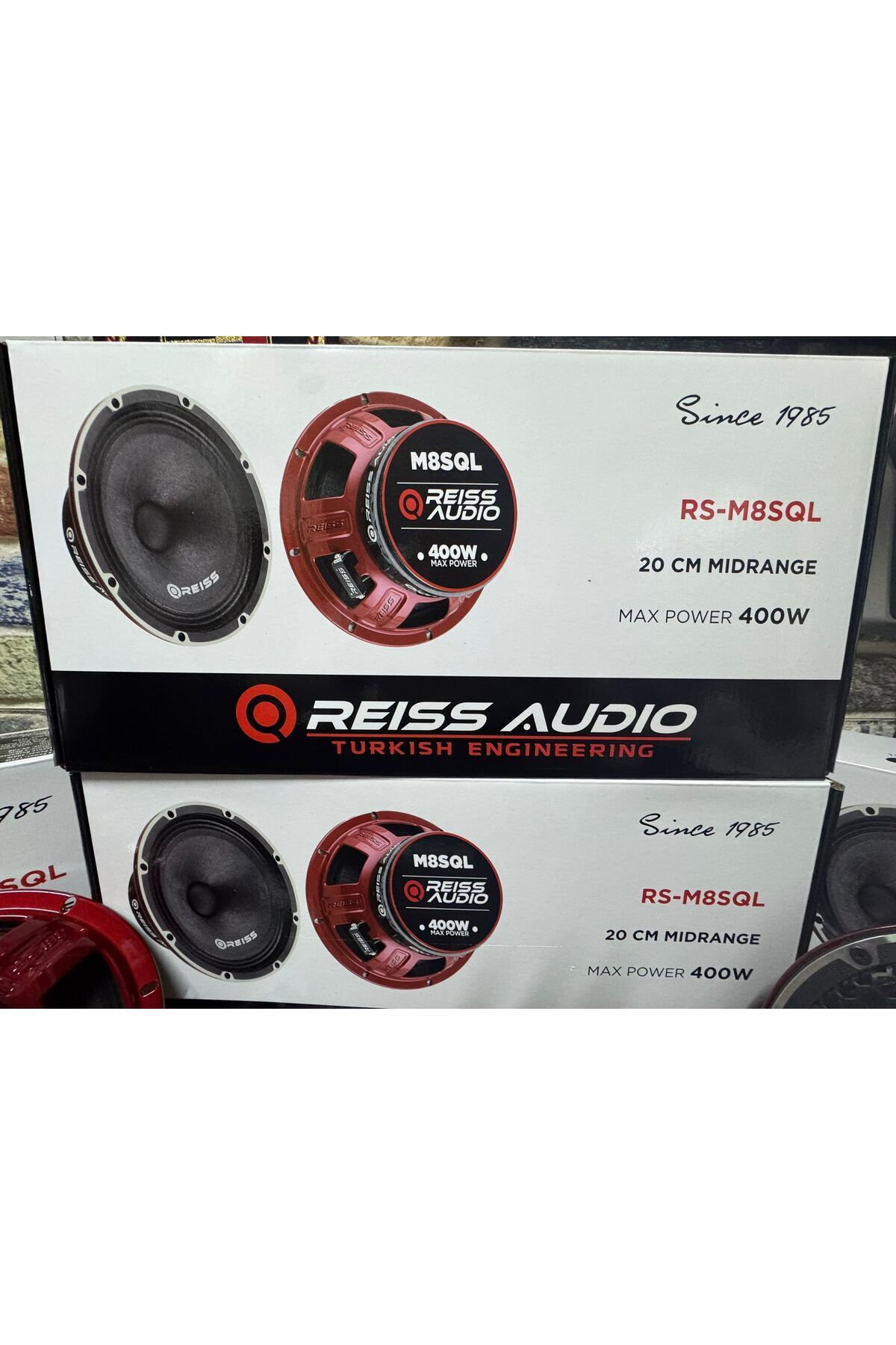 Reiss Audio Sql Seri M8sql Net Detay Ses 400wat 175 Rms Midrange Iki Adet