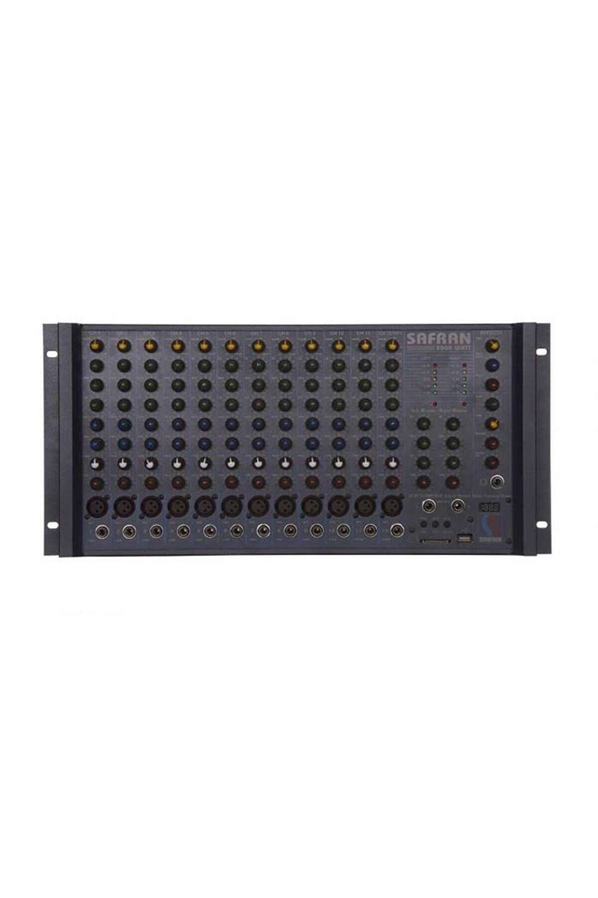 Startech Safran-2000 Power Mikser Anfi 2x1000 Watt 12 Kanal Usb