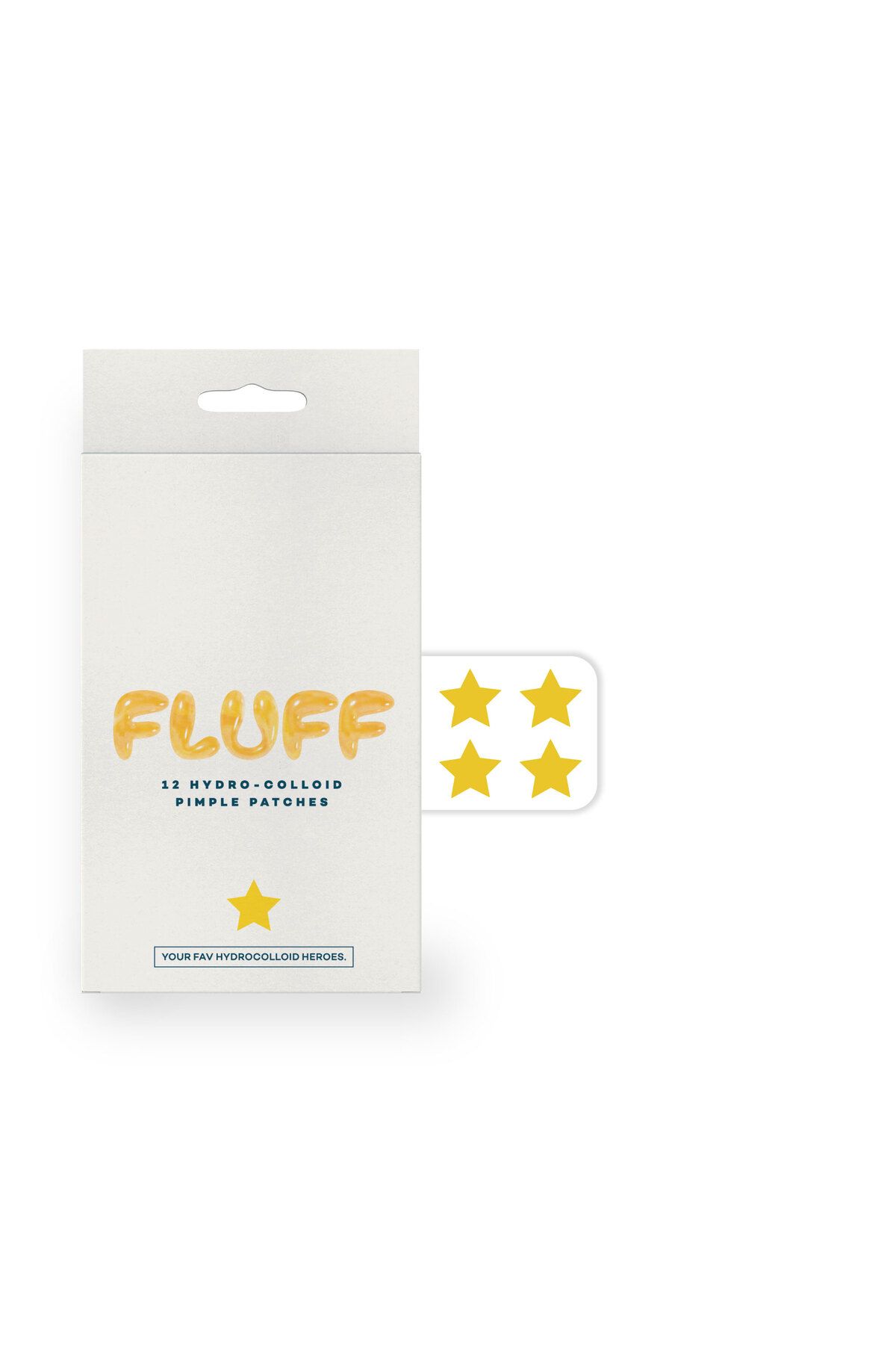 Galaxy of Fluff Fluff Hydro-stars Pimple Patches, Sarı Renk Yıldız 12'li Bant