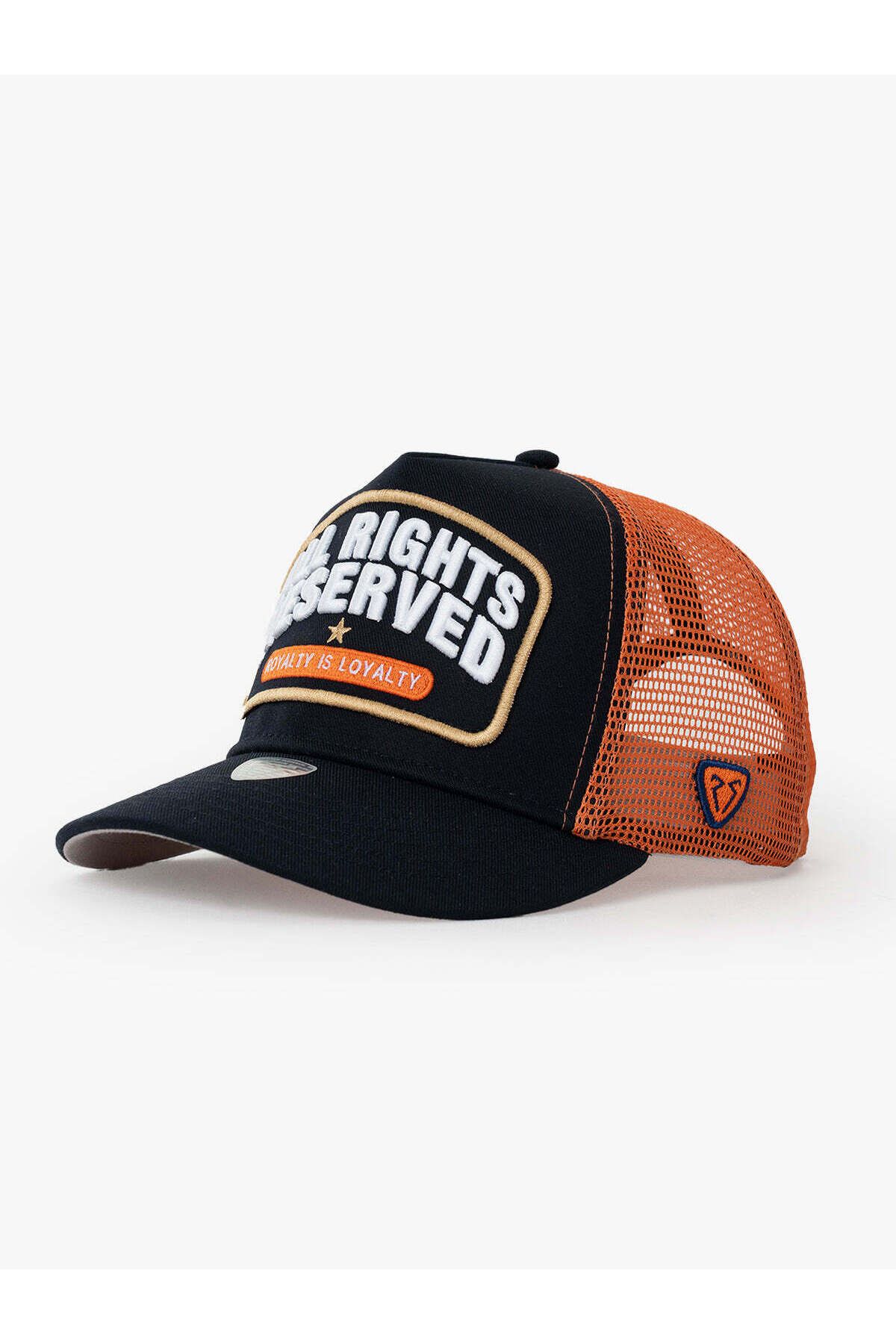 Rust&Rich Kadın Erkek Lacivert Trucker Şapka Urban Collection All Right Reserved