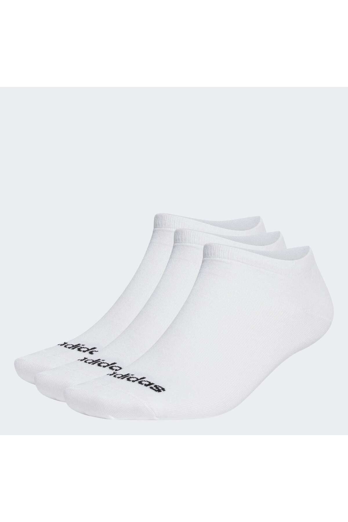 adidas Thin Linear Bileksiz Çorap - 3 Çift
