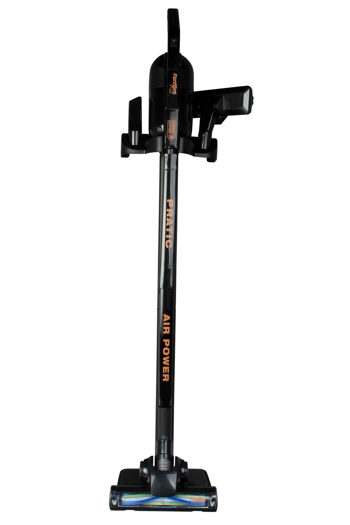 FANTOM Pratic Aır Power P 1250 Siyah Torbasız Dönebilen Turbo Başlıklı Dikey Süpürge