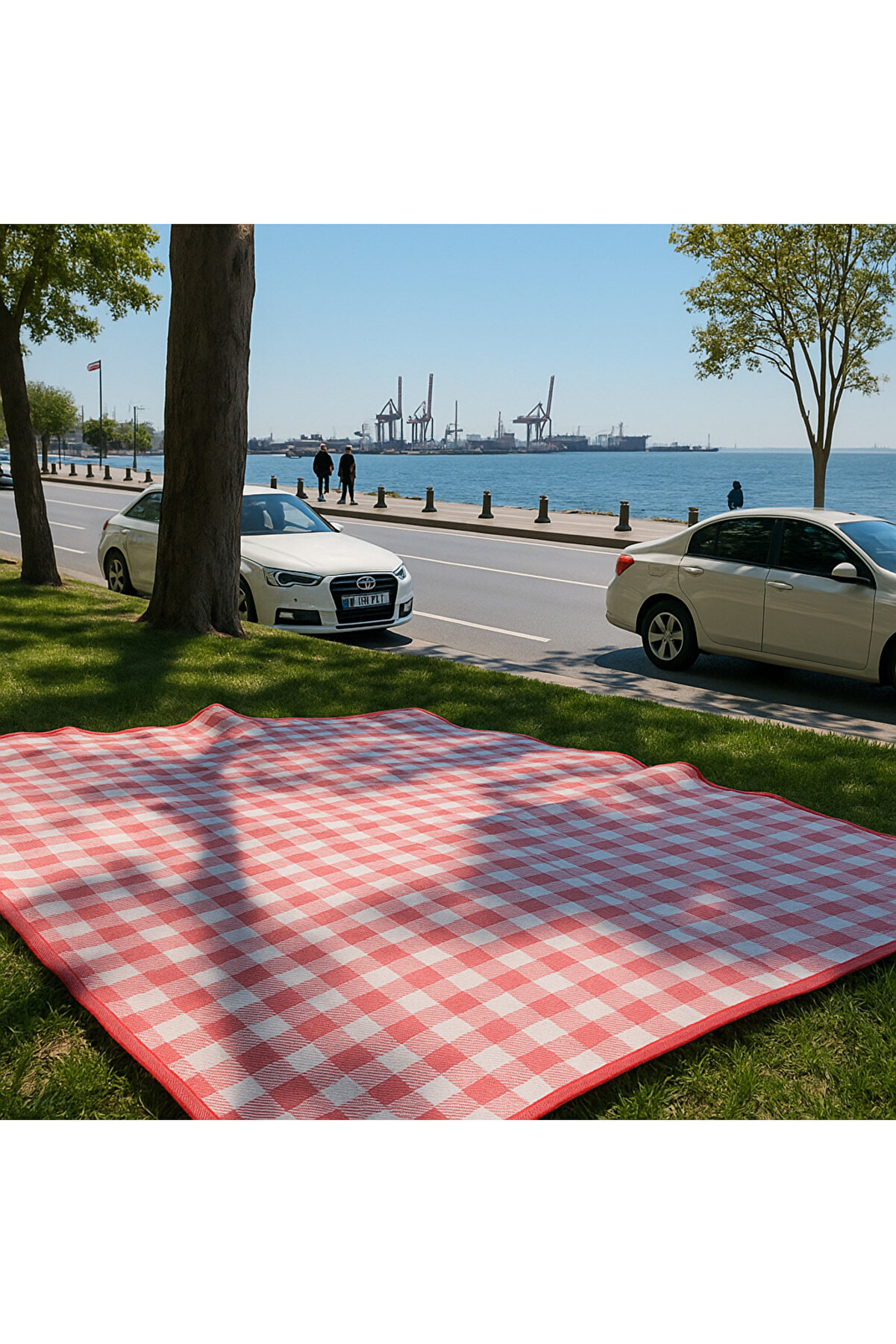 ribac Pinteres Piknik Örtüsü 200x150 cm Su Geçirmez Çift Katlı Kamp ve ...