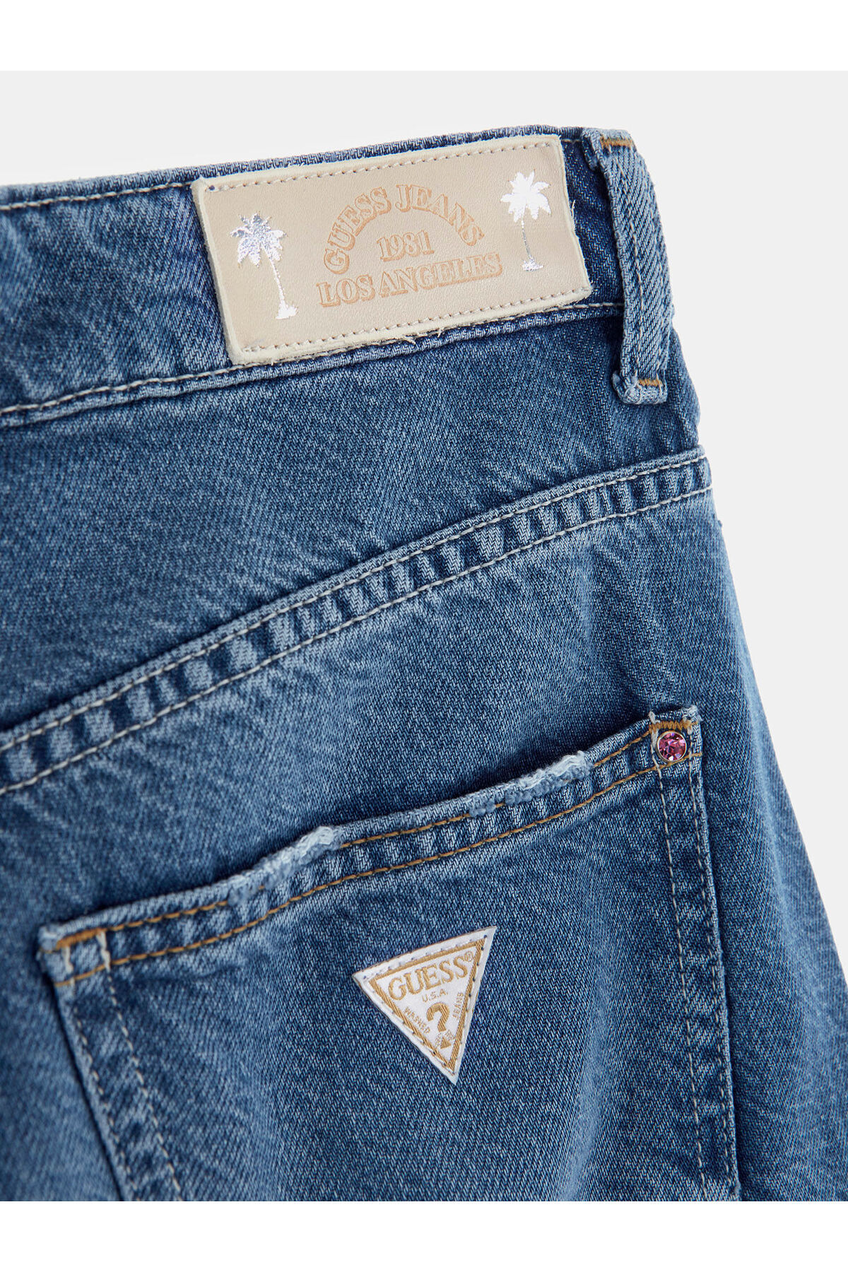 شلوار جین آبی زنانه جوان Guess - کد 822818816