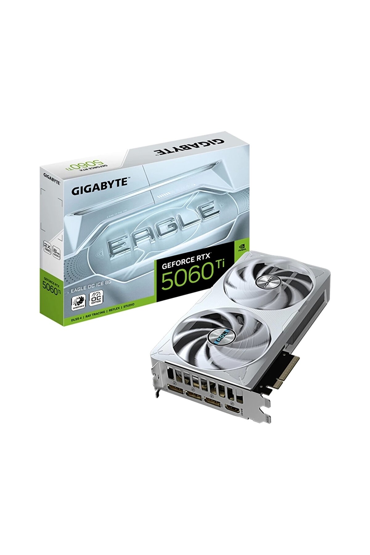 Geforce Rtx 5060 Ti Eagle Oc Ice 8gb Dlss4 128 Bit Gddr7 Ekran Kartı