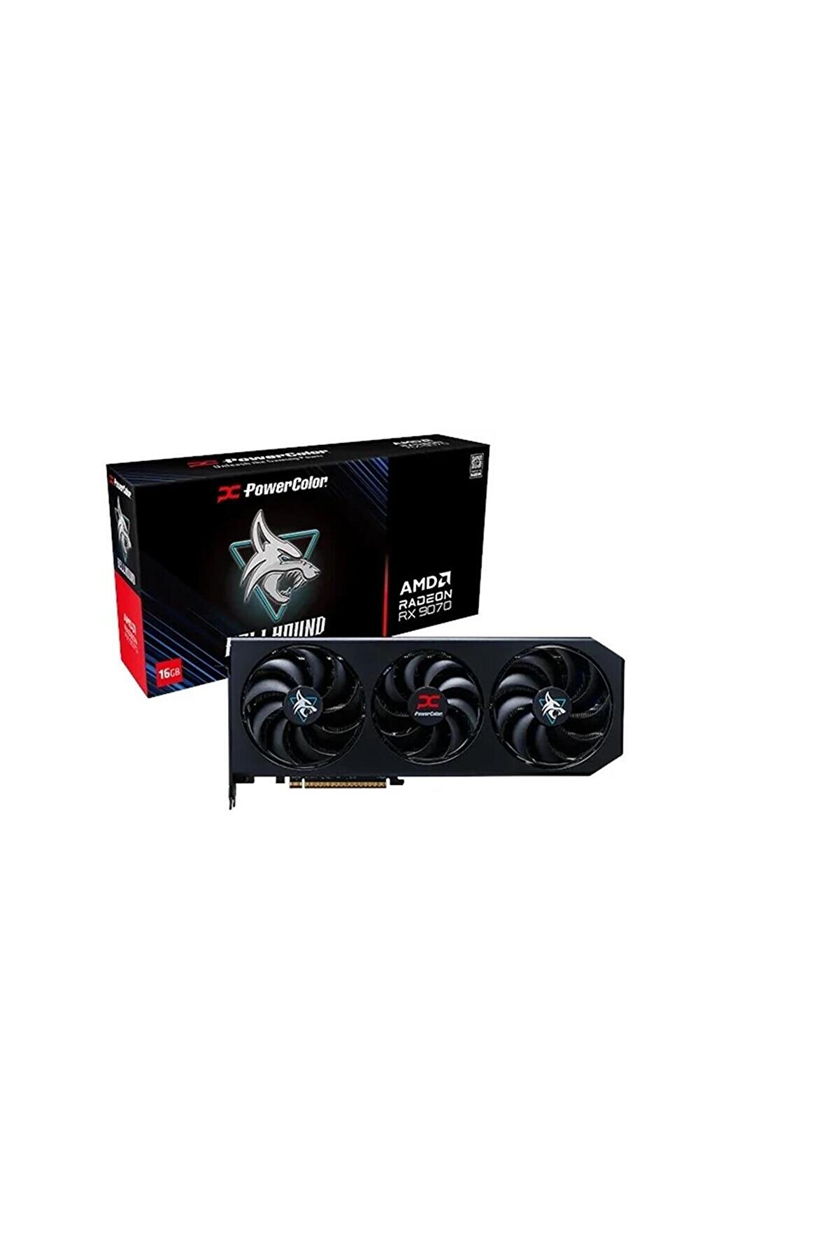 Hellhound Radeon RX9070 16G-L-OC GDDR6 256Bit AEAE2PWC0028 Gaming (Oyuncu) Ekran Kartı