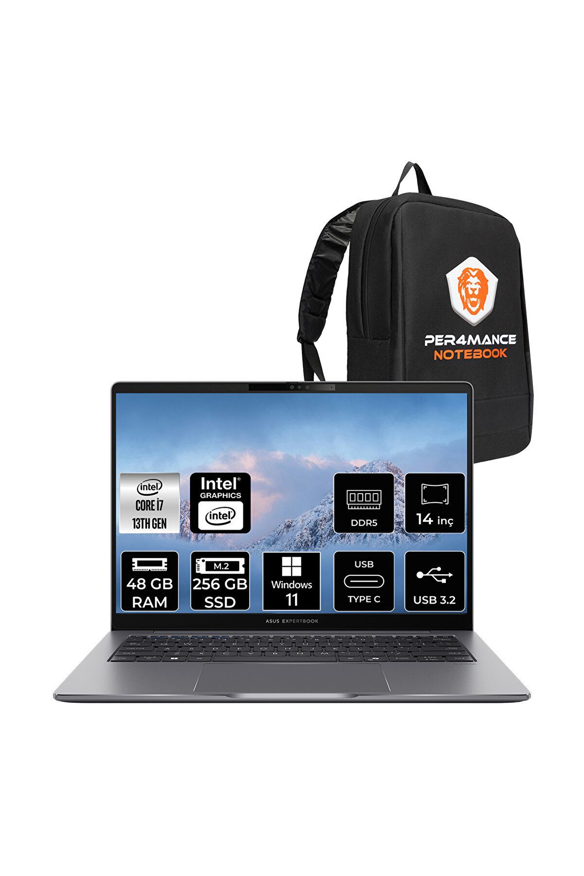 Expertbook P3 i7 13620H 48GB DDR5 256GB SSD 14