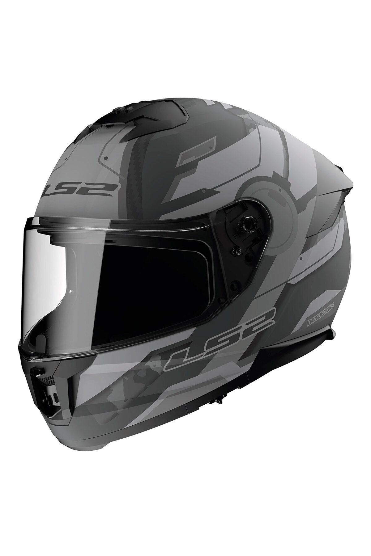 LS2 Stream 2 Shadow Mat Tıtanıum-gri Kask 2024 Üretim Yeni Sezon