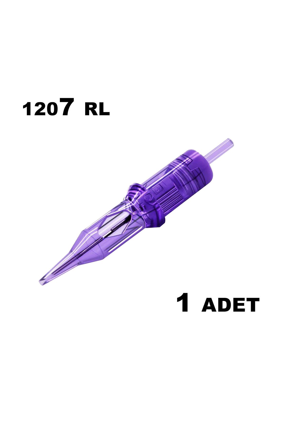 Must 1 ADET - 7RL KARTUŞ DÖVME Çizgi İĞNESİ / #12 kodlu Round Liner Cartrige Tattoo dövme iğnesi