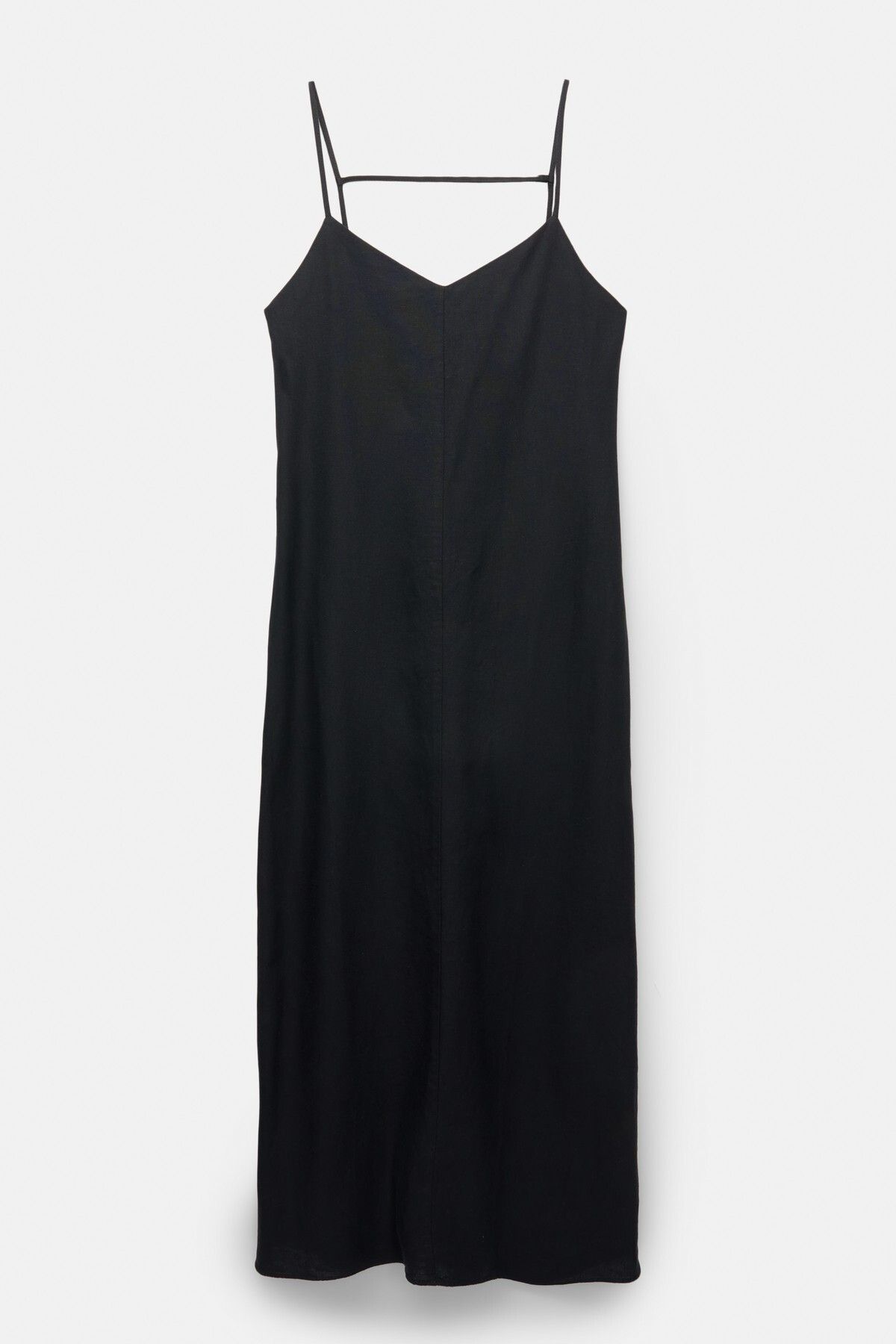 Pull & Bear Rustik askılı midi elbise