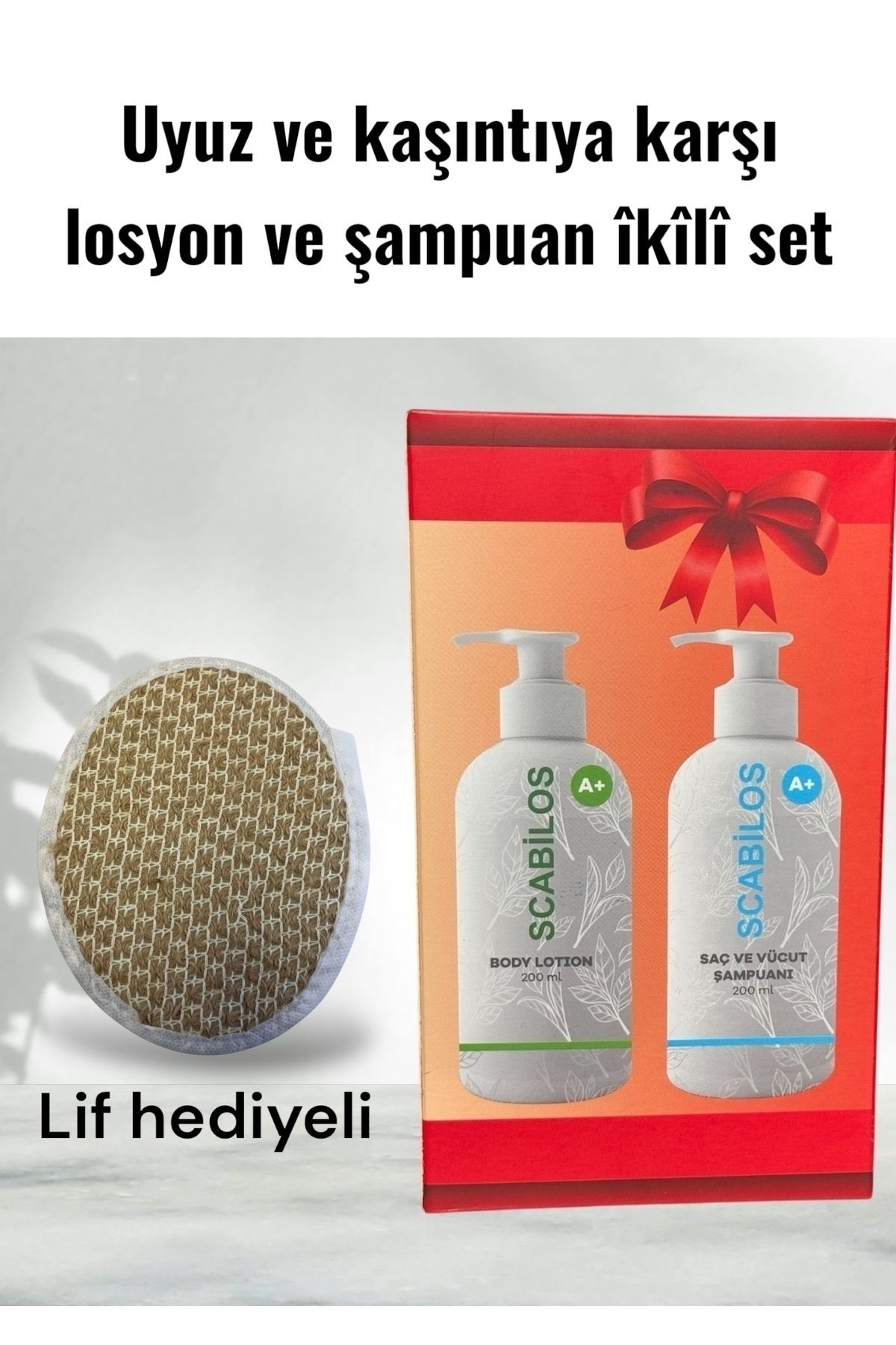 SCABİLOS 200 ml Losyon Ve 200 ml Şampuan ( Uyuz_kaşıntı Için )