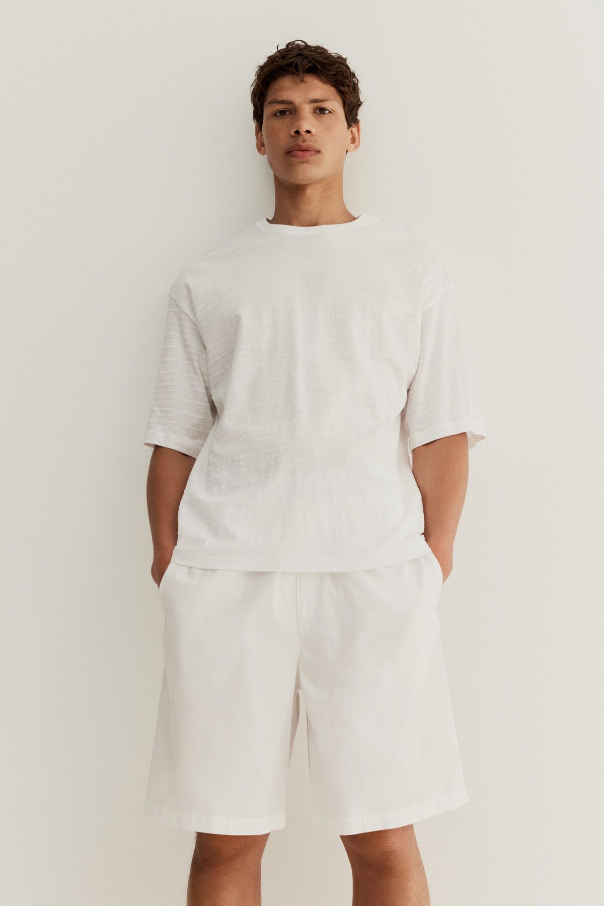 H&M Tişört ve Şortlu Pijama Takımı