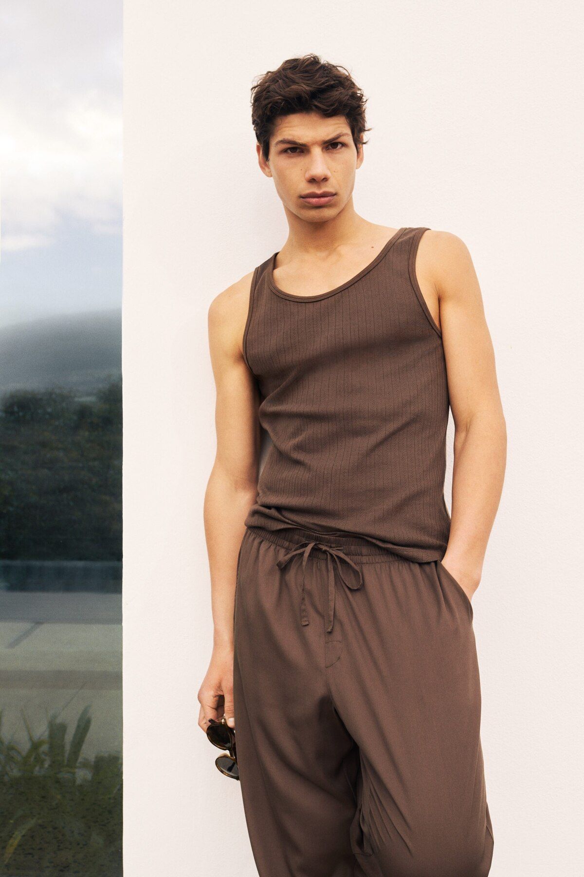 H&M Kolsuz Üst ve Altlı Pijama Takımı