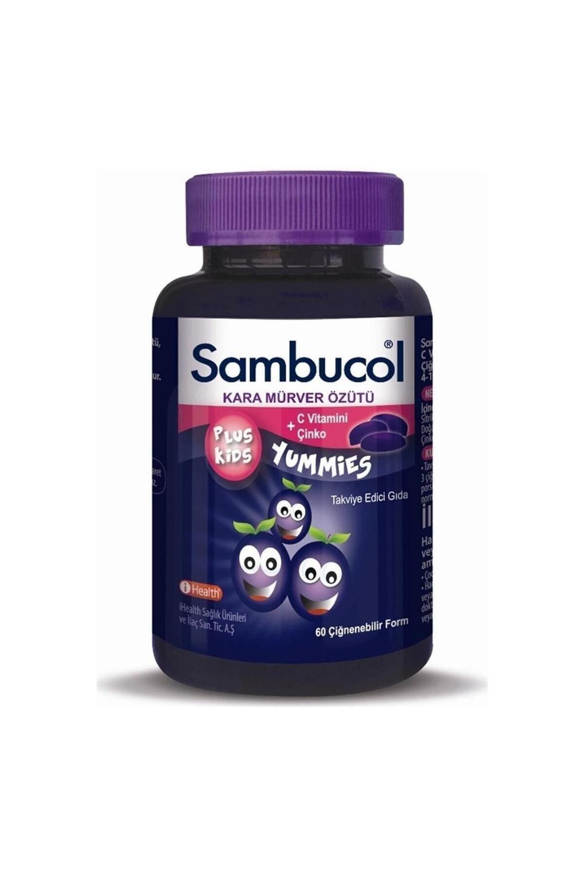 PHARMACARE Sambucol Plus Kids Yummies 60 Çiğneme Tableti 8680287030154