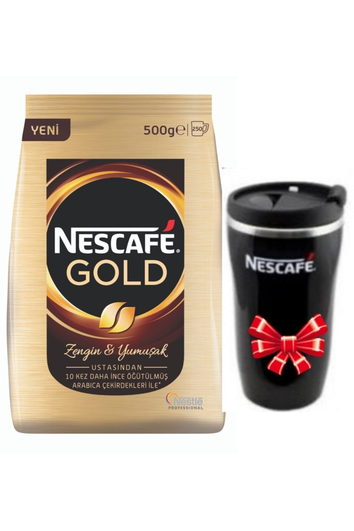 Nestle Nescafe Gold 500 Gr + Termomug