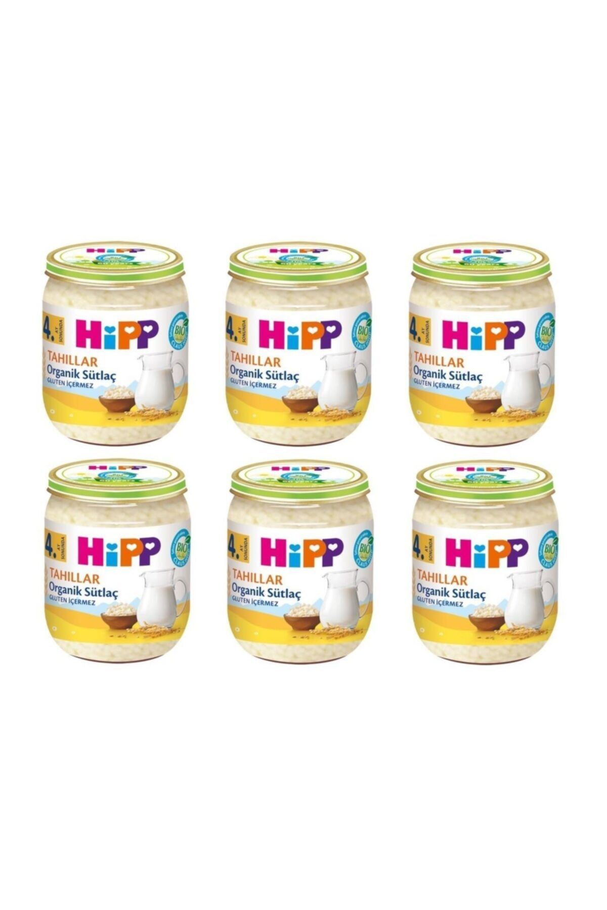 Hipp Organik Kavanoz Sütlaç Glutensiz 6'lı Paket