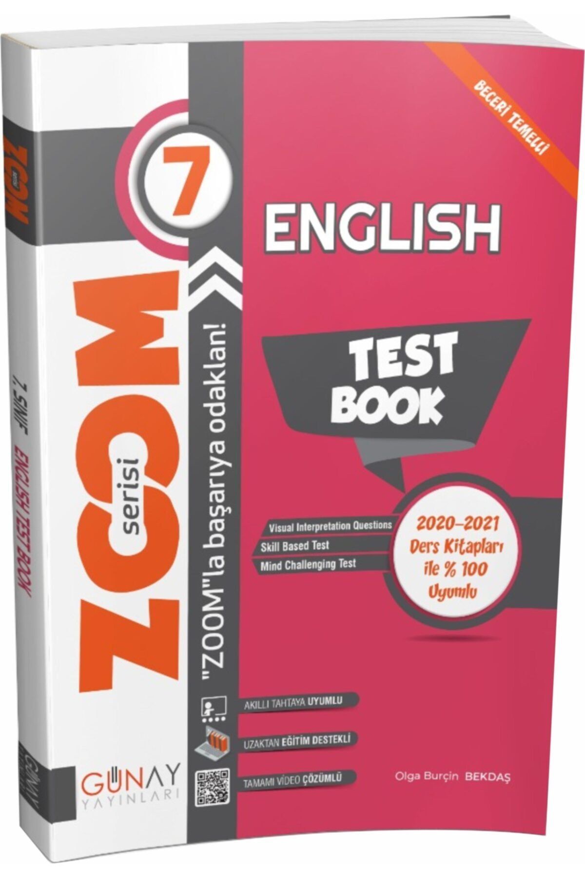 Günay Yayıncılık Günay Yayınları 7. Sınıf Zoom Ingilizce Test Kitabı
