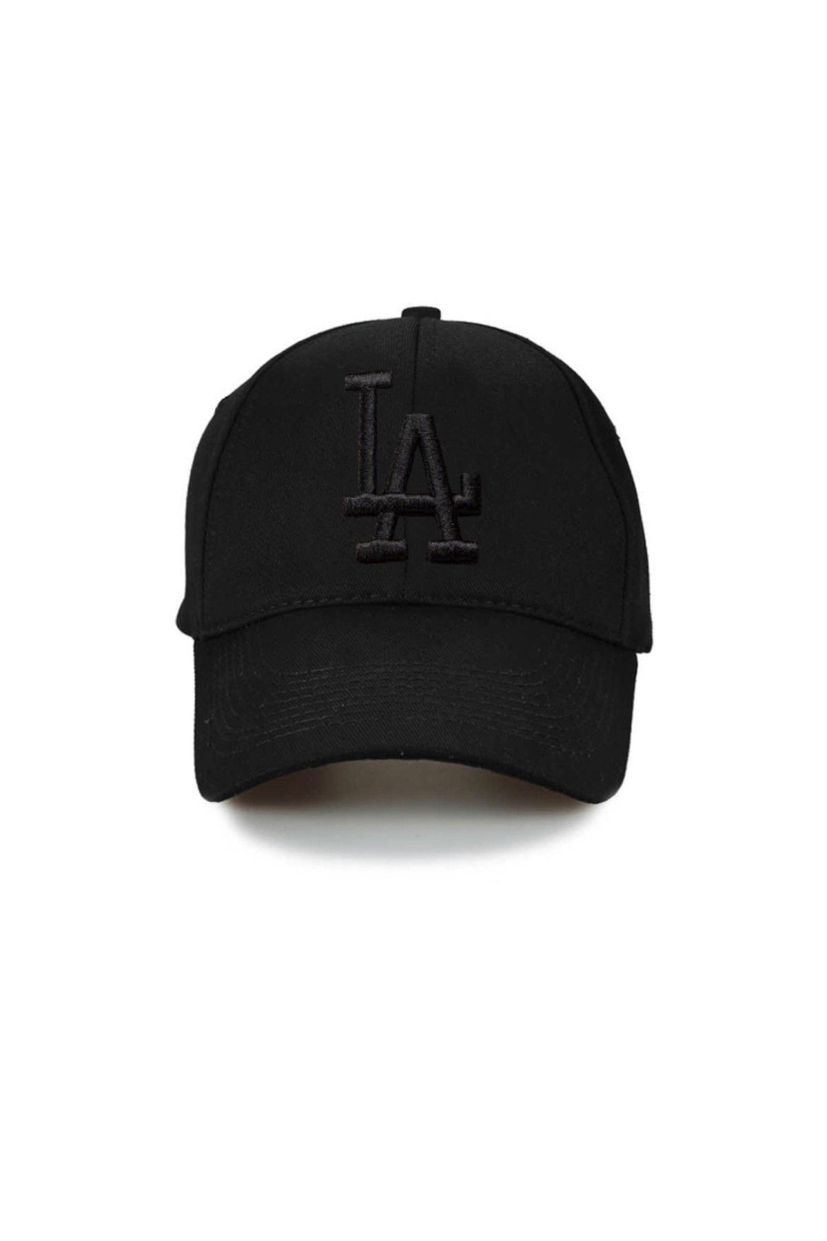 NuxFah La Los Angeles Şapka Unisex Siyah Şapka