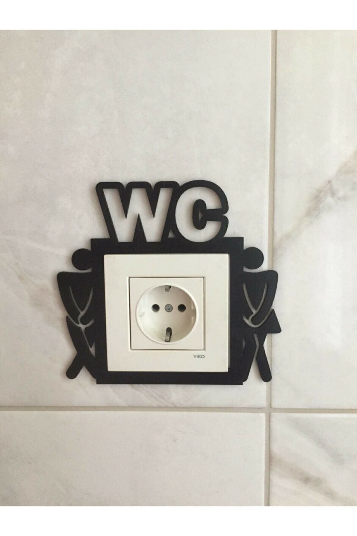 evdeucuz Wc Tuvalet Dekoratif Priz Çerçevesi